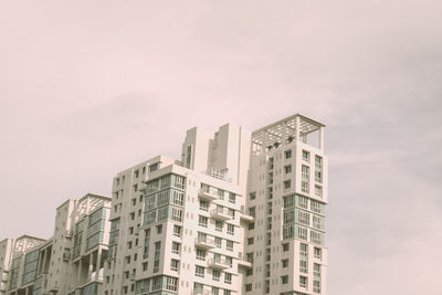 Low angle view of buildings against sky