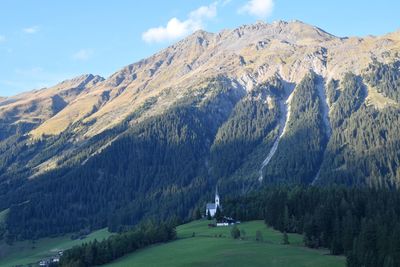 Scenic view of mountains