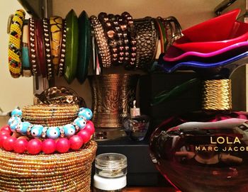 Close-up of multi colored objects