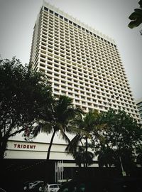 Low angle view of modern building