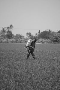 A farmer's fight in the fields