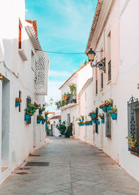 Street amidst buildings in city