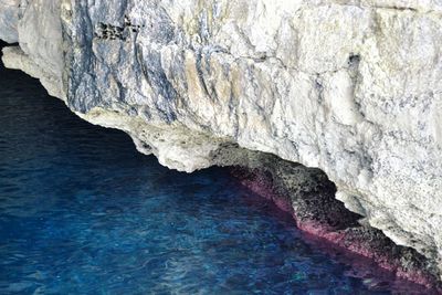 Rock formations on sea shore