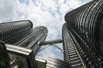 Low angle view of modern office building