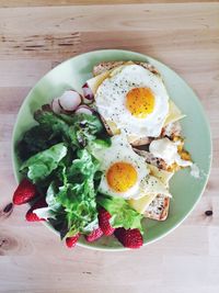 Close-up of food in plate