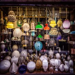 Full frame shot of market stall