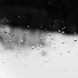 Raindrops on glass window