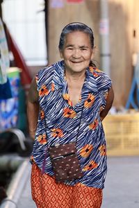 Portrait of a smiling young woman