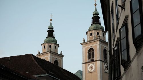 Low angle view of building against sky