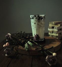 Close-up of drink on table