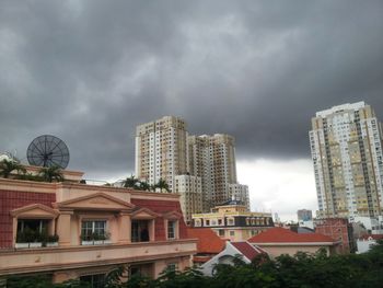 Modern cityscape against sky