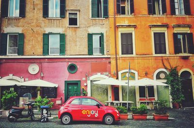 View of buildings in city