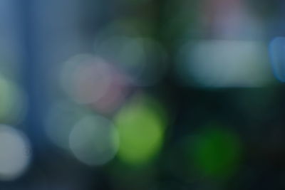 Defocused image of blurred background
