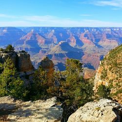 Scenic view of mountains