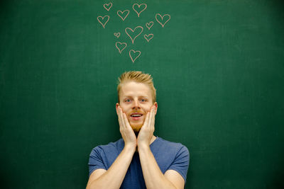 Portrait of a smiling young man