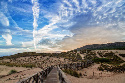 Panoramic view of landscape against sky