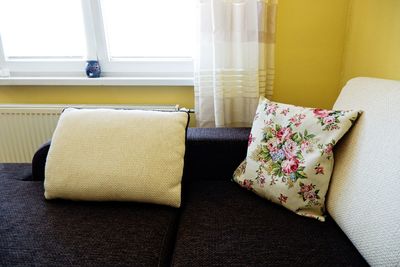 Sofa on bed at home