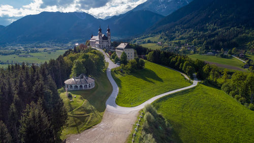 Scenic view of mountains