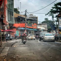 View of city street