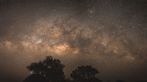 Milky way in night