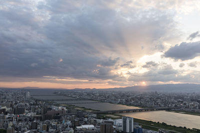 Aerial view of cityscape