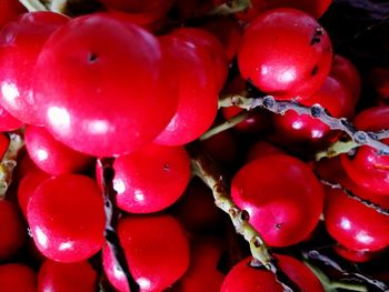 Full frame shot of strawberries