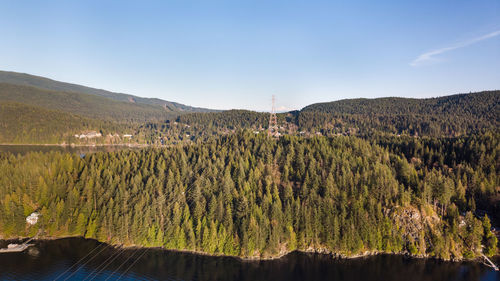 Scenic view of land against sky