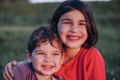 Portrait of a smiling boy