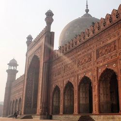 Facade of historical building