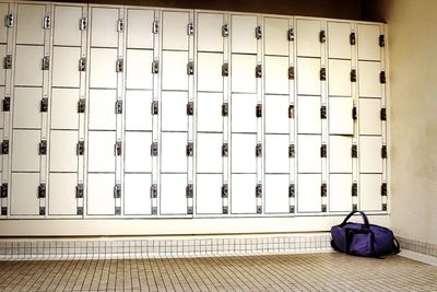 Bag in locker room