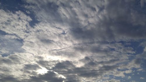 Low angle view of sky