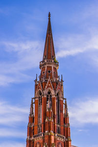 Osijek croatia main low angle view of famous cathedral in osijek