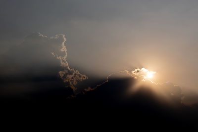 Scenic view of sunset