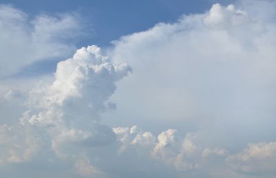 Low angle view of clouds in sky