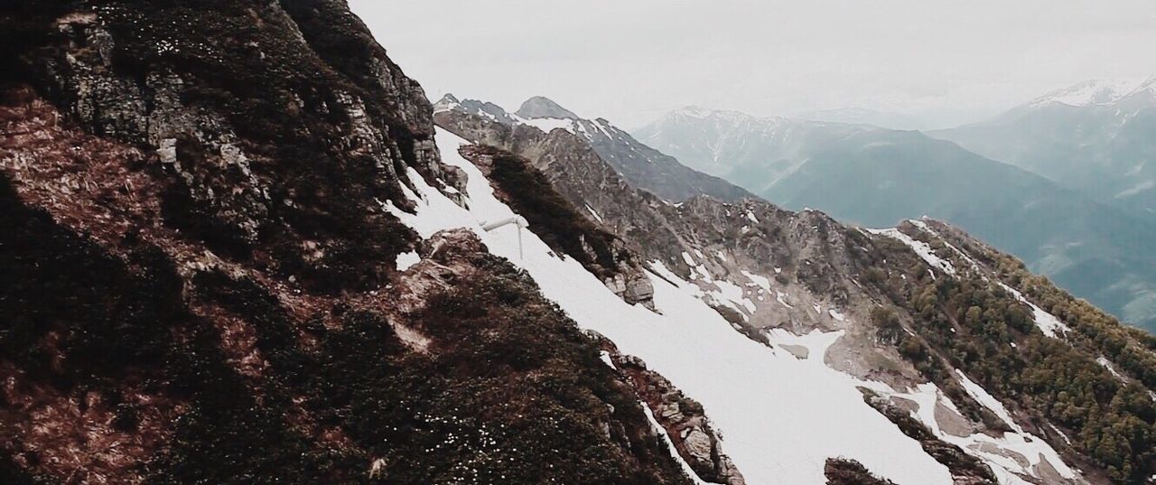 SCENIC VIEW OF SNOWCAPPED MOUNTAINS