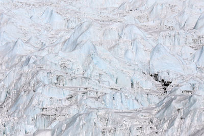 Close-up of snow covered landscape