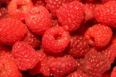 Full frame shot of strawberries