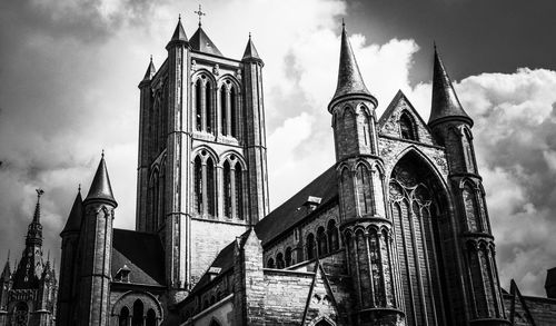 Low angle view of church