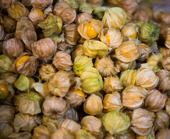 Full frame shot of gooseberry fruits in the market