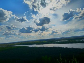 Scenic view of landscape against sky