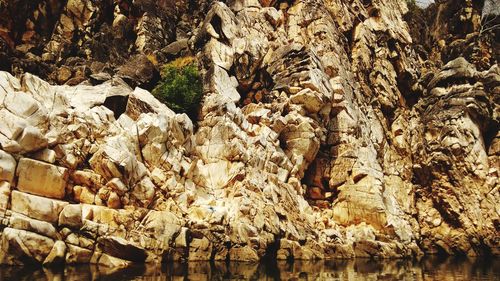 Full frame shot of rock formation