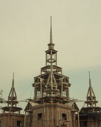 Low angle view of buildings against sky