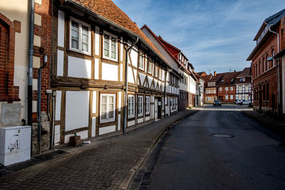 Street amidst buildings in city