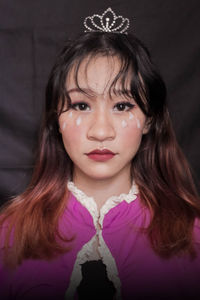 Portrait of a beautiful young woman