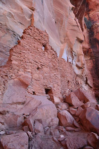 Amazing view of the historic ruins of the palatki heritage site in arizona.