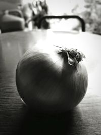 Close-up of object on table