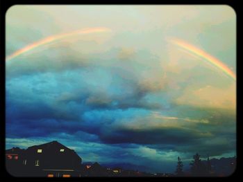 Low angle view of dramatic sky