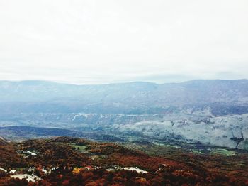 Scenic view of landscape against sky