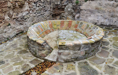 Close-up of stone wall