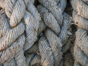 Full frame shot of ropes